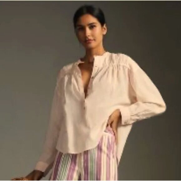 Anthropologie Tops - Anthropologie Lightweight Button-Down Shirt XS - New with tags